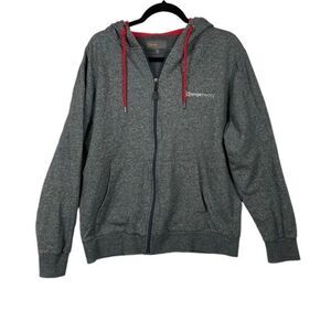 Orangetheory OTF Gray Zip Up Hooded Sweatshirt Size S